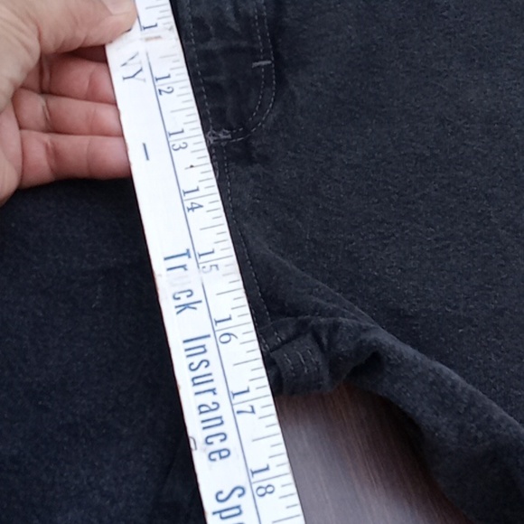 Men's charcoal black shorts. jeans.s 42 Like no stretch. - Picture 7 of 8